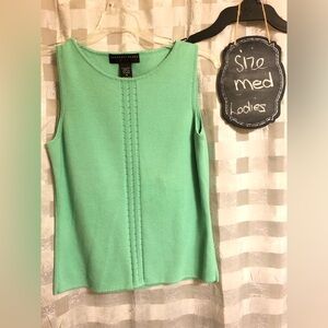 Geoffrey Beene Mint Green Tank Top